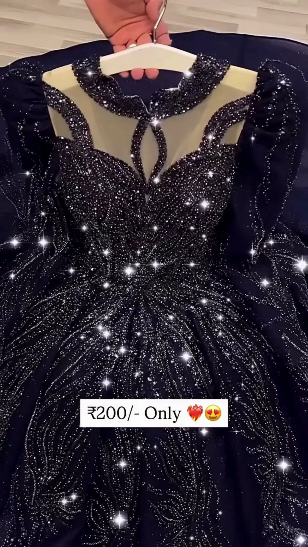 🖤✨ Midnight Glam Sequin Party Dress – Sparkle Like a Star 🌟💃