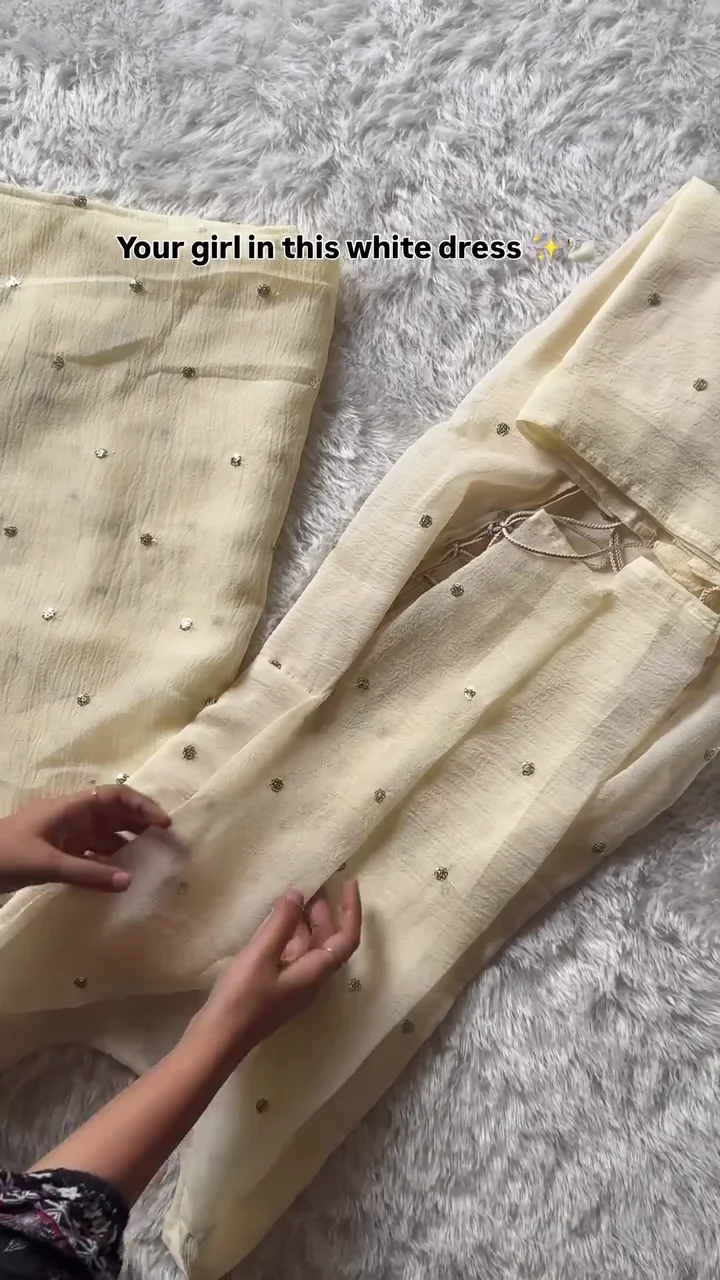 🤍✨ “Ivory Grace” Embellished Classic Suit Set ✨🤍