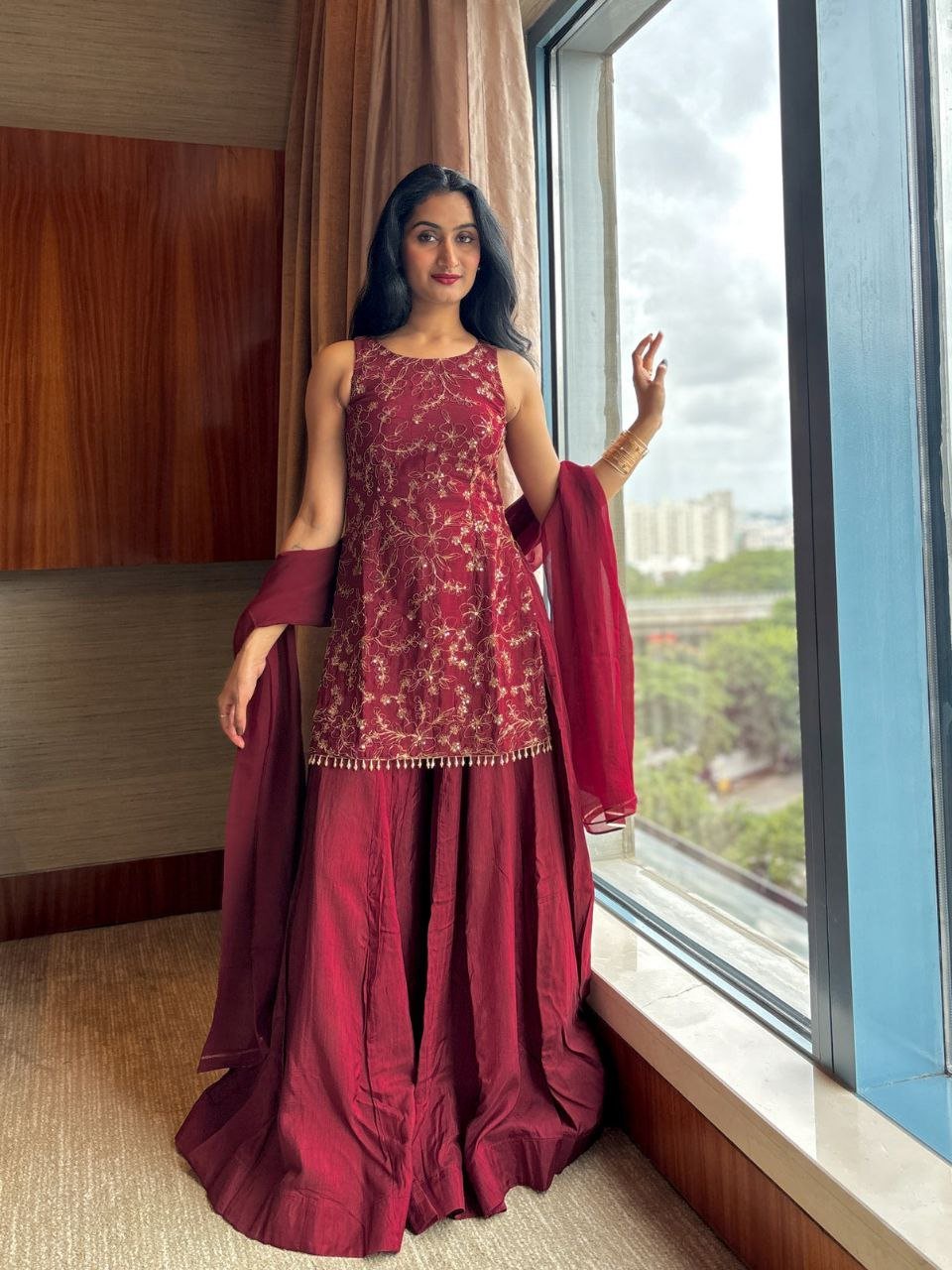 *Diya Kurta Palazzo Set ♥️*