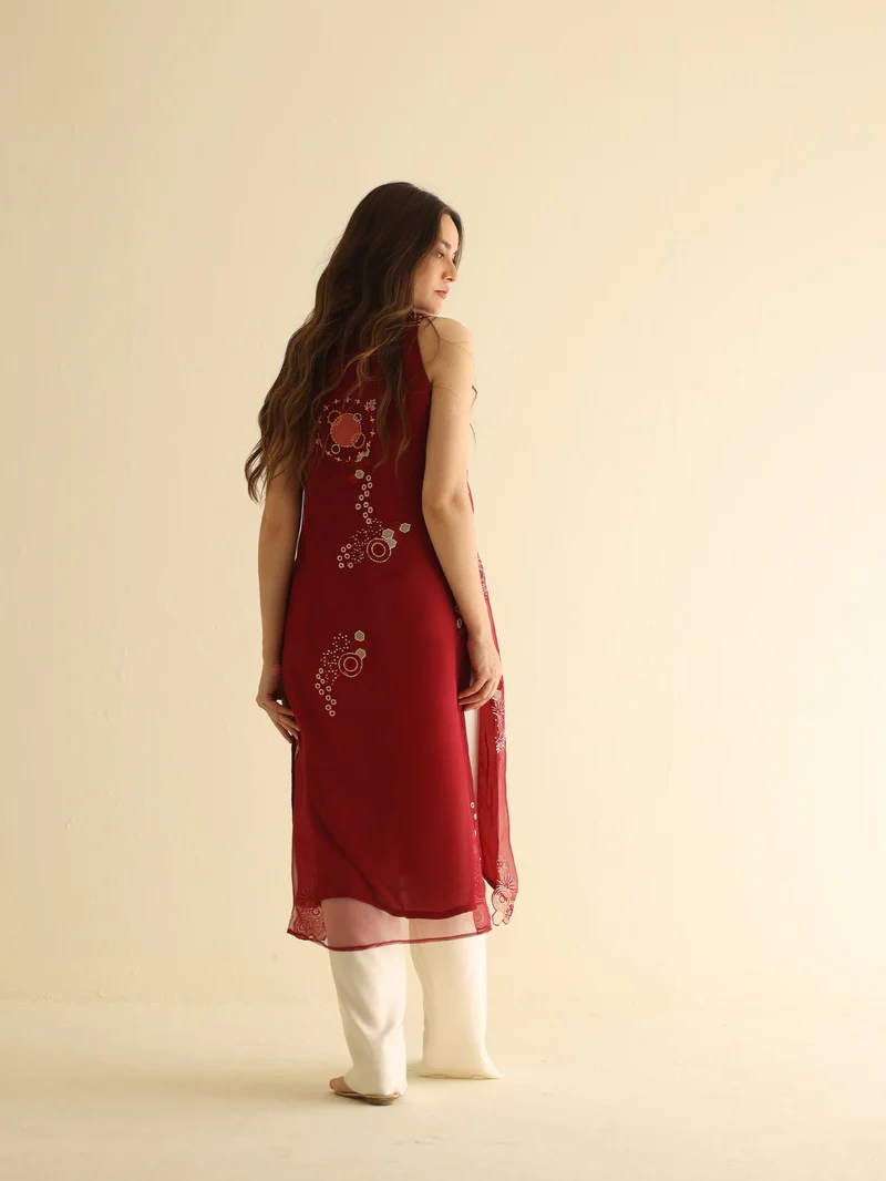 Rishta embrodairy butta work