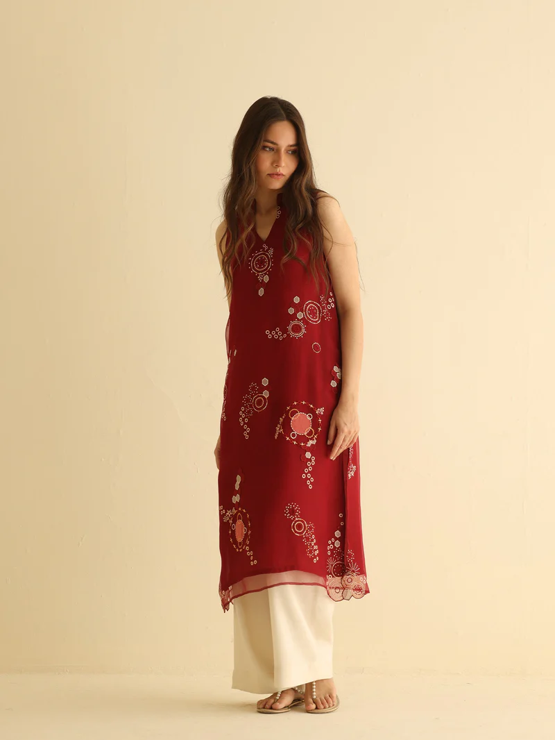 Rishta embrodairy butta work