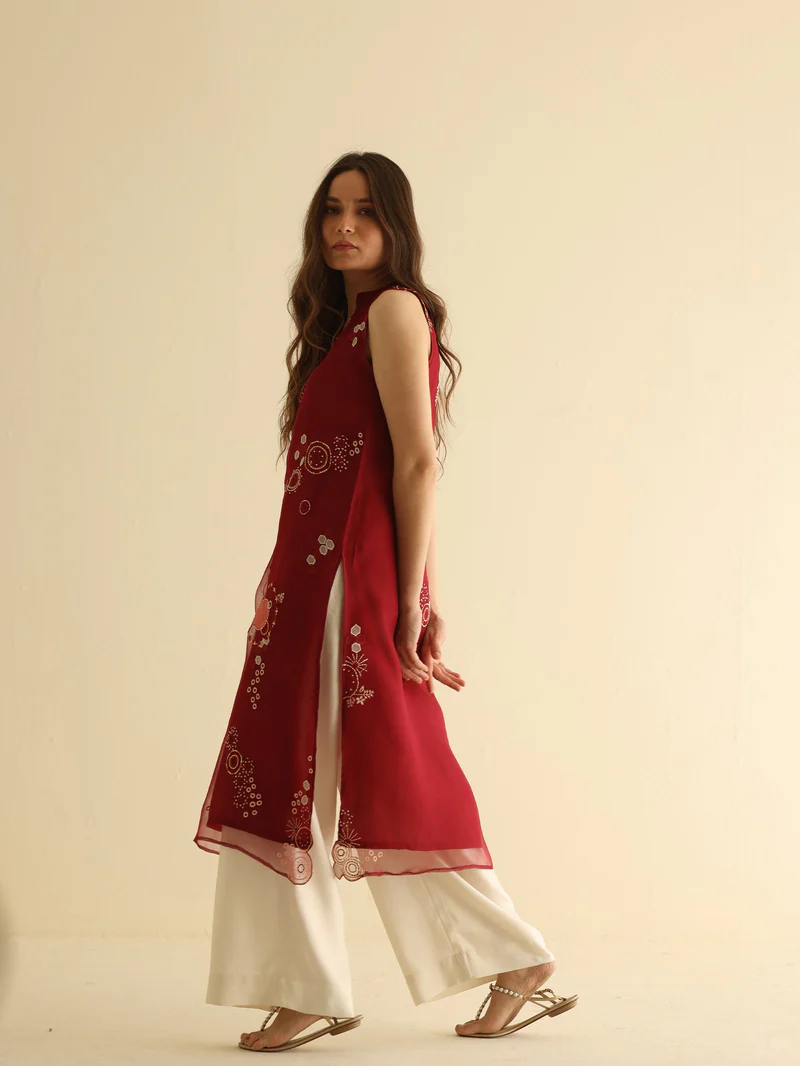 Rishta embrodairy butta work